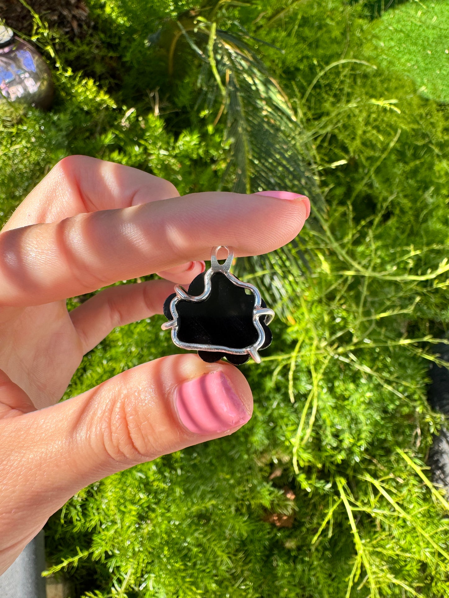 CLOUDY DAY PENDANT BLACK ONYX STERLING SILVER