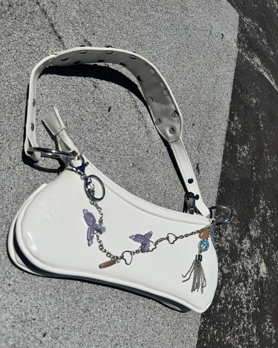 Main character bag charm y2k