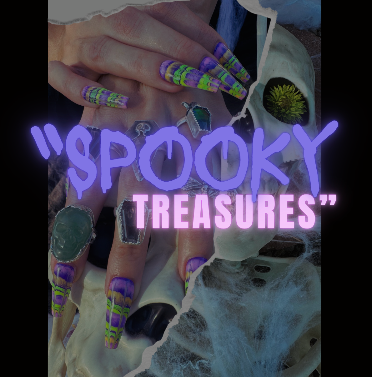 spooky treasures collection of handmade crystal & sterling silver jewelry