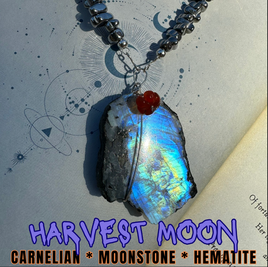 CARNELIAN MOONSTONE HEMATITE