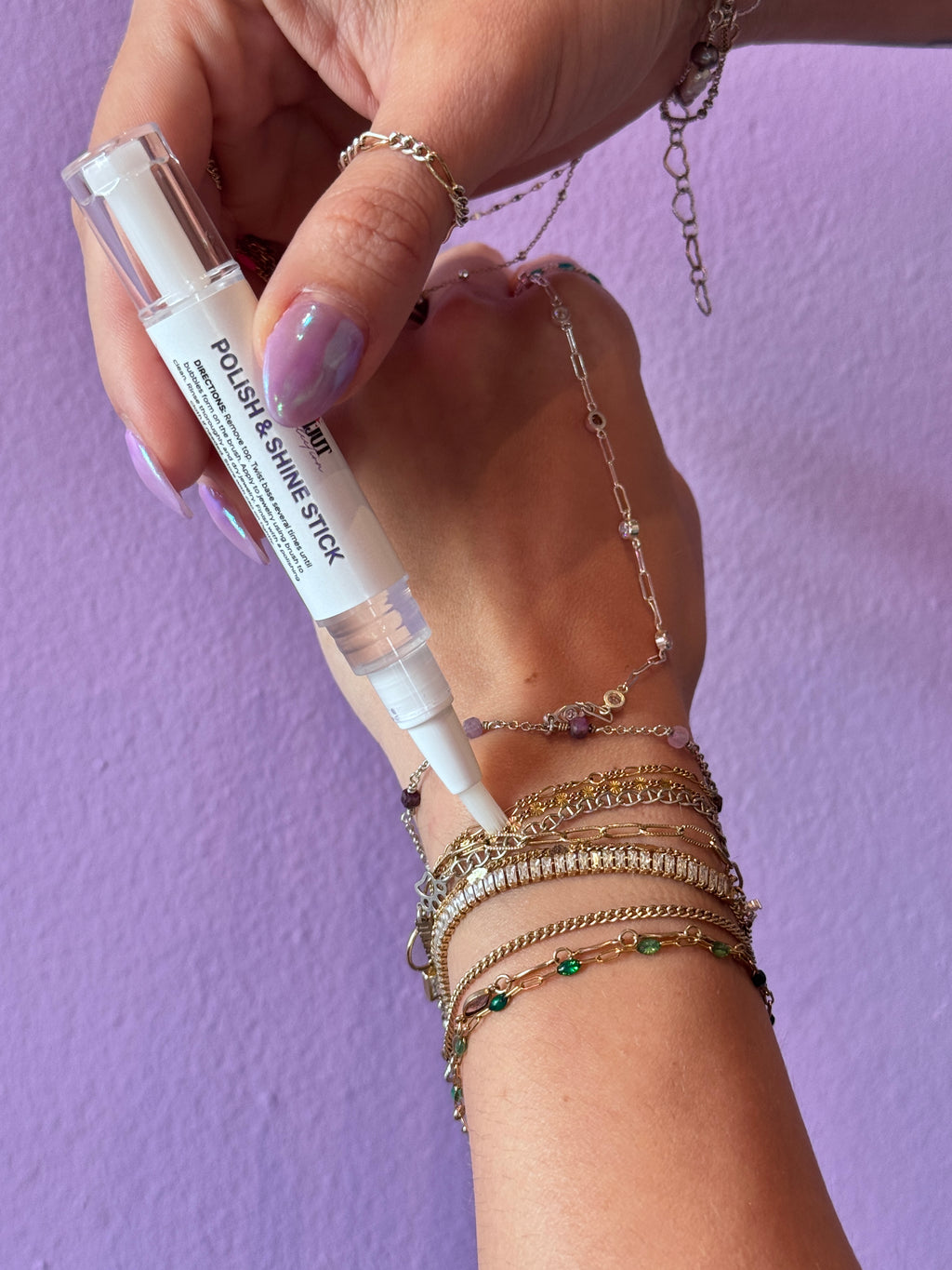 TUBE OF POLISH & SHINE STICK OR JEWELRY CLEANING