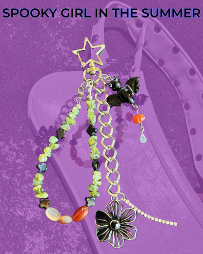 Spooky girl in the summer bag charm