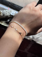 Permanent jewelry experience at BIJUT Collection in San Diego Gaslamp