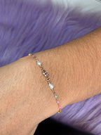 Permanent jewelry experience at BIJUT Collection in San Diego Gaslamp
