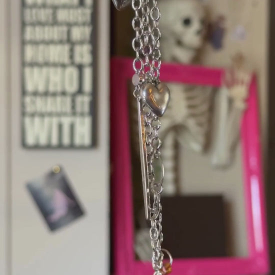 main talent bag charm recycled jewelry y2k edgy